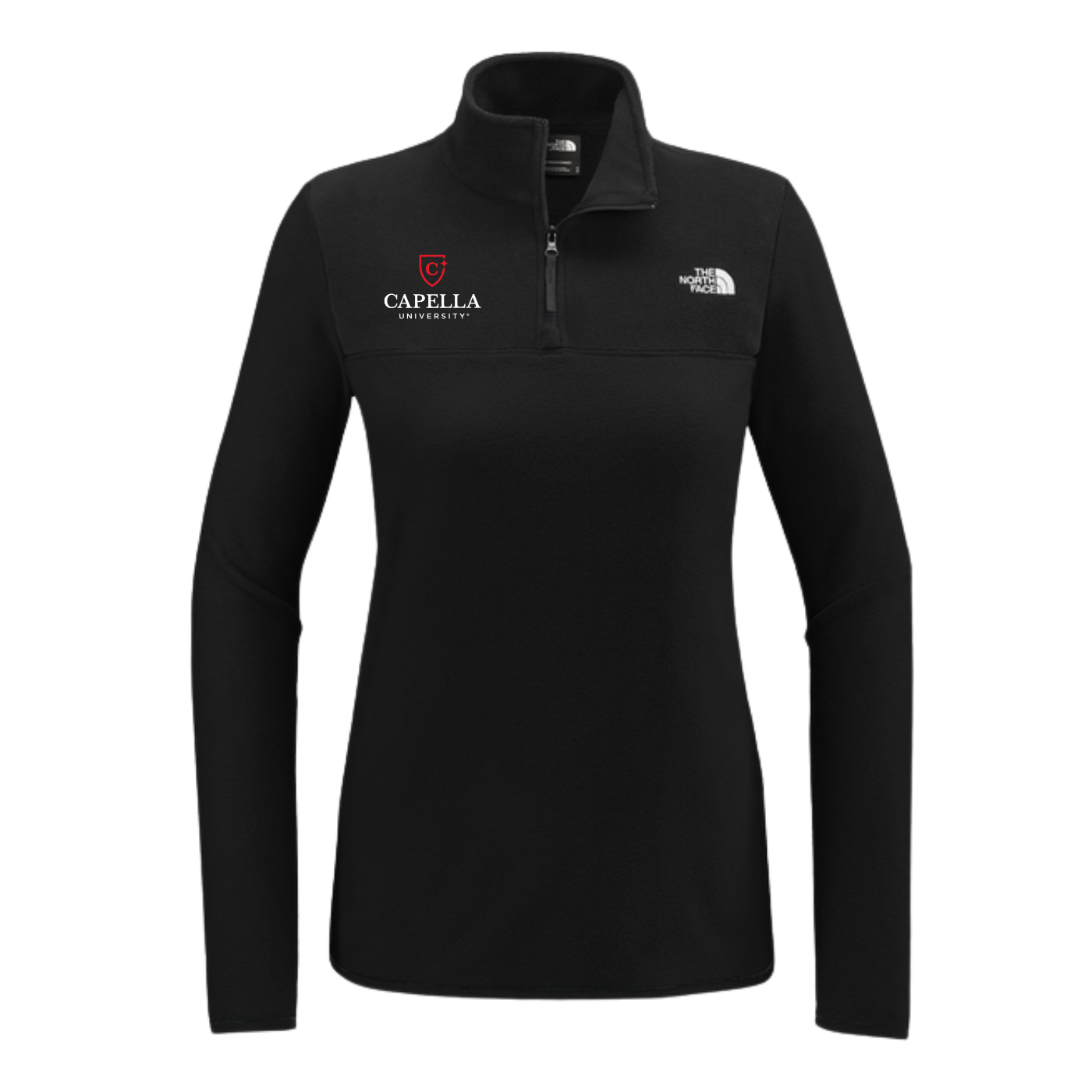 NEW The North Face® Ladies Glacier 1/4-Zip Fleece - TNF Black