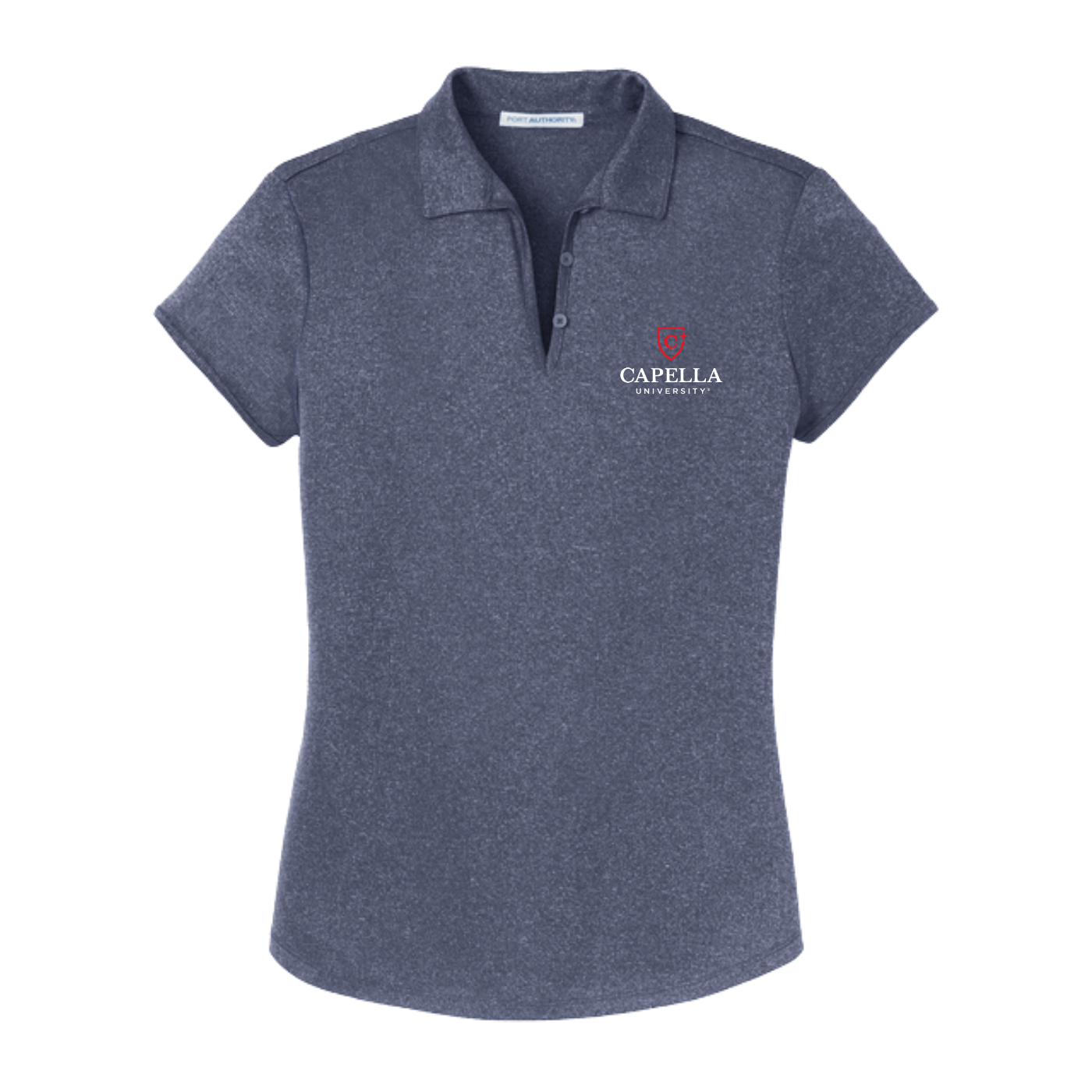 Port Authority® Ladies Trace Heather Polo - True Navy Heather