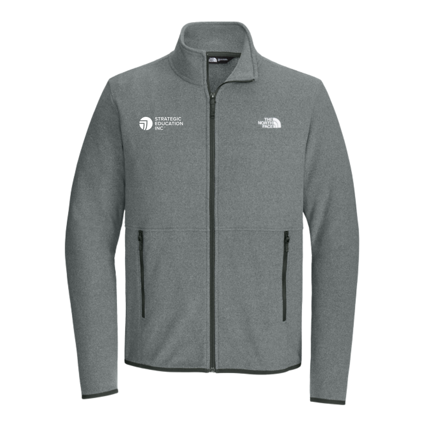 NEW The North Face® Glacier Full-Zip Fleece Jacket - TNF Medium Grey Heather