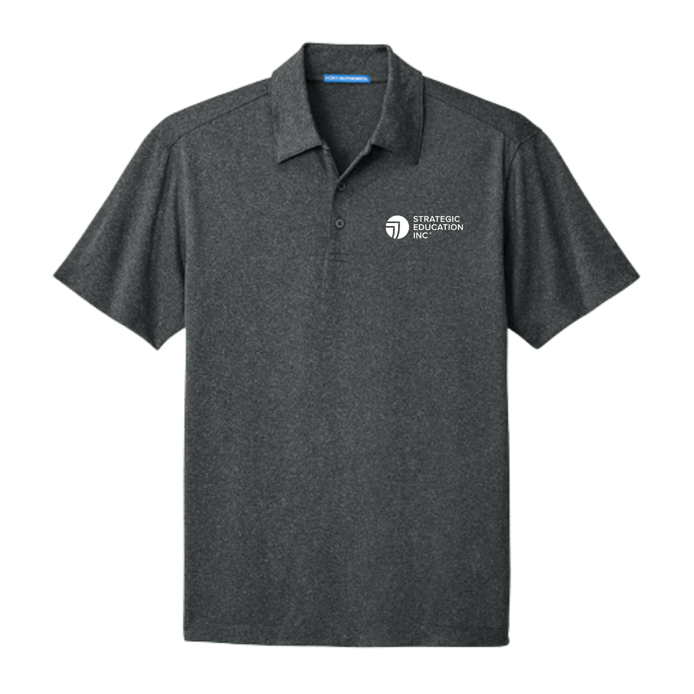 Port Authority® Trace Heather Polo - Charcoal Heather