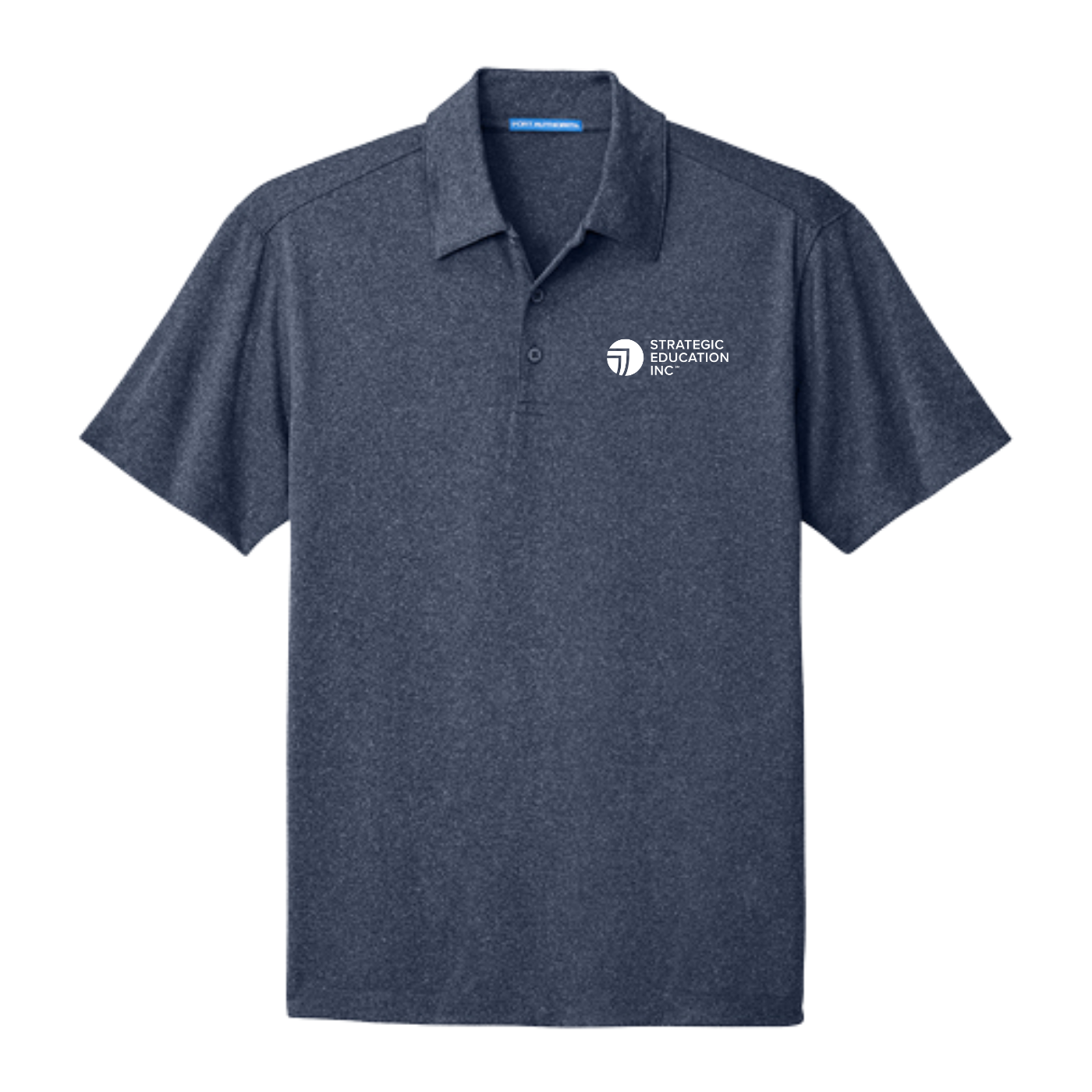 Port Authority® Trace Heather Polo - True Navy Heather