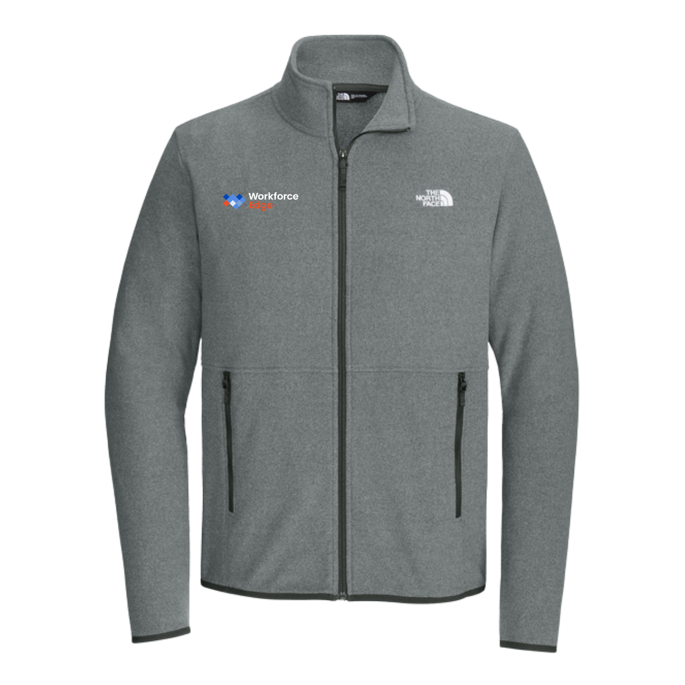 NEW The North Face® Glacier Full-Zip Fleece Jacket - TNF Medium Grey Heather