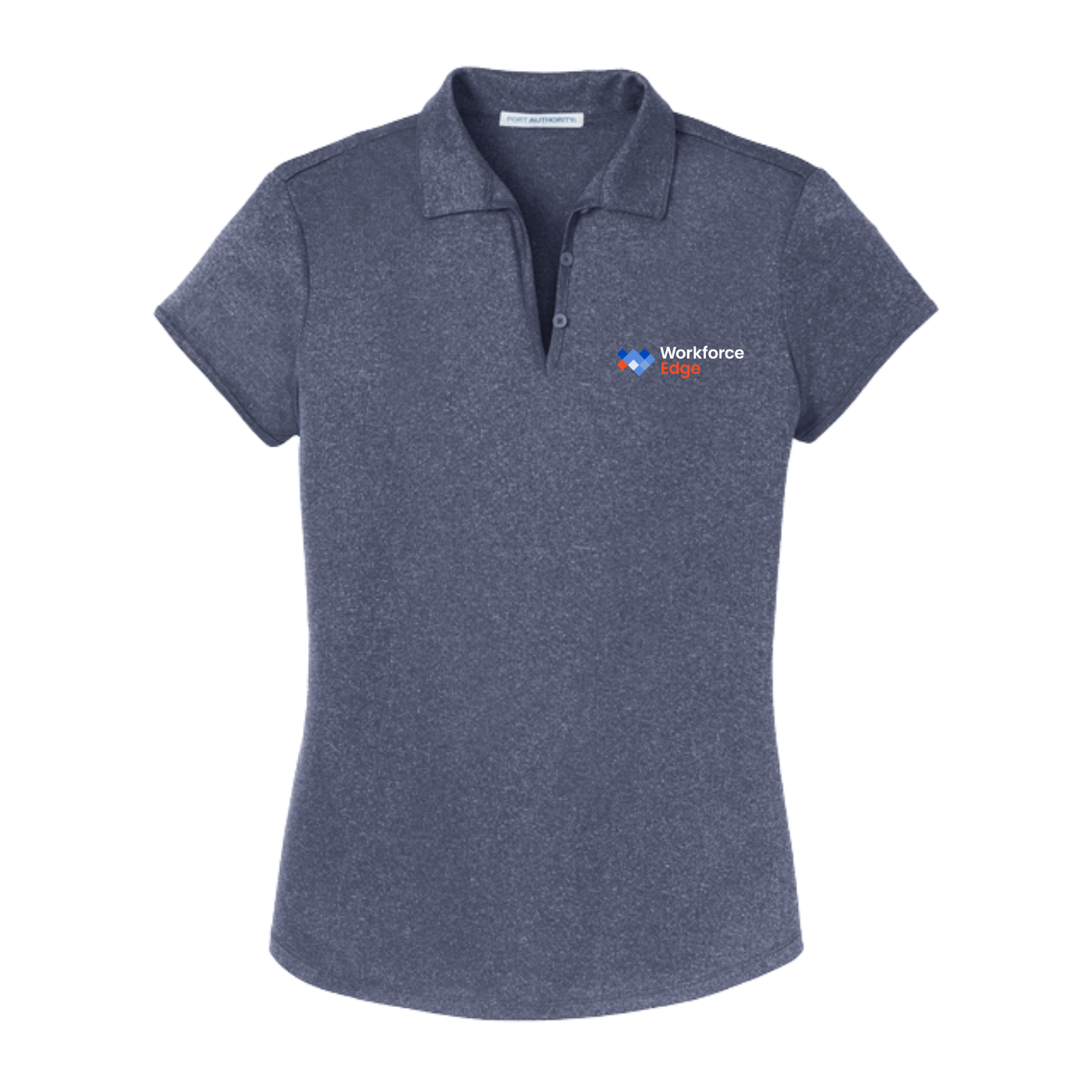 Port Authority® Ladies Trace Heather Polo - True Navy Heather