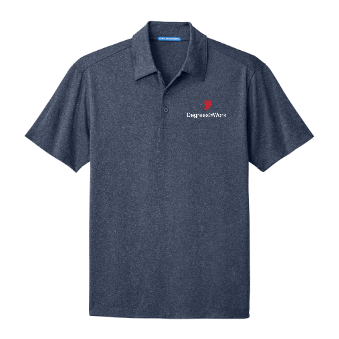 Port Authority® Trace Heather Polo - True Navy Heather