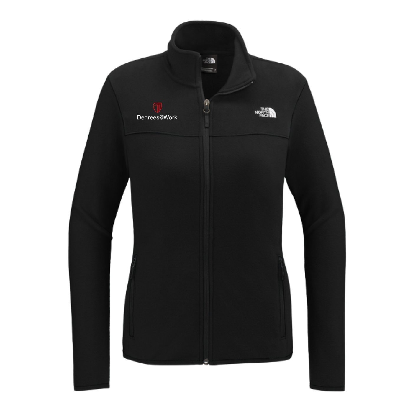 NEW The North Face® Ladies Glacier Full-Zip Fleece Jacket - TNF Black