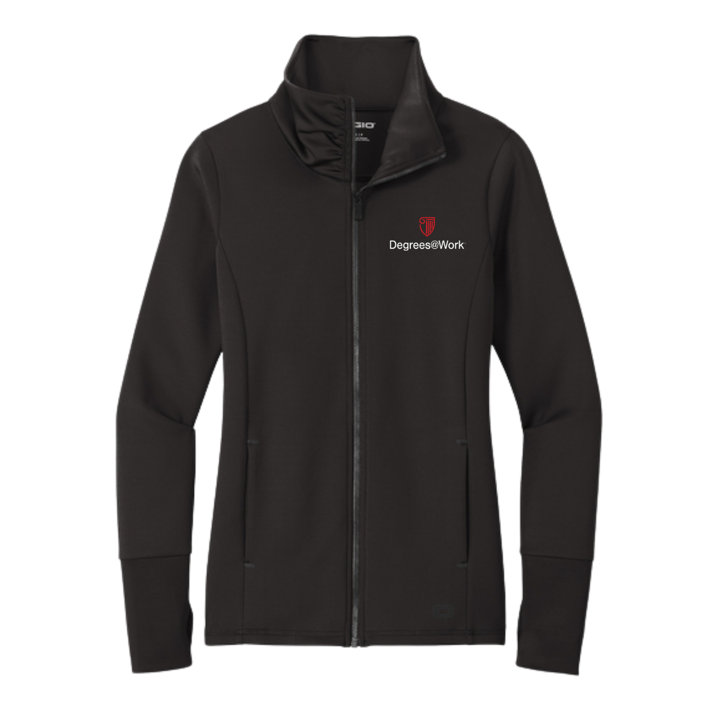 OGIO ® ENDURANCE Ladies Modern Performance Full-Zip - Blacktop