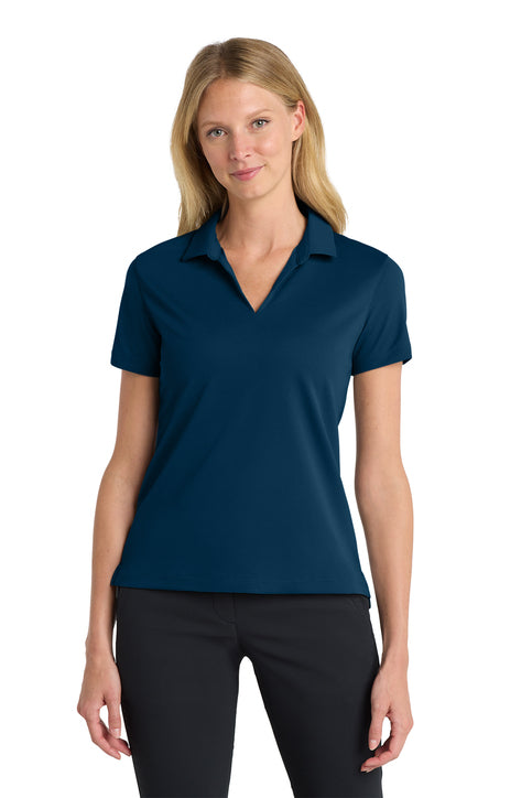 Nike Ladies Dri-FIT Micro Pique 2.0 Polo - Navy
