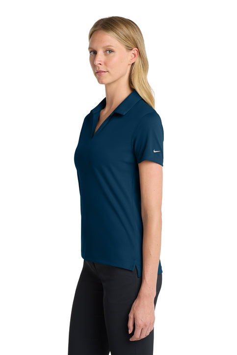 Nike Ladies Dri-FIT Micro Pique 2.0 Polo - Navy