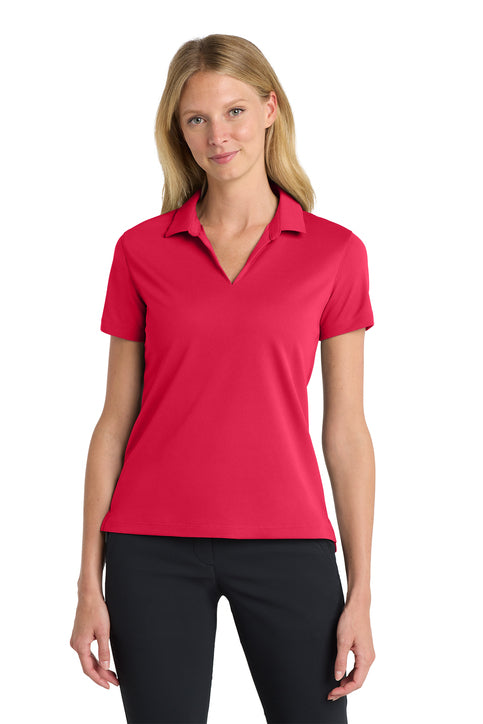 Nike Ladies Dri-FIT Micro Pique 2.0 Polo - University Red