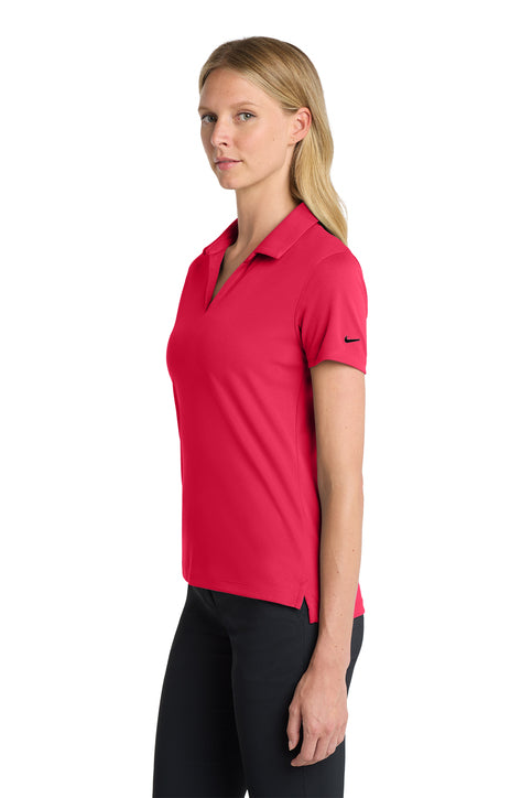 Nike Ladies Dri-FIT Micro Pique 2.0 Polo - University Red