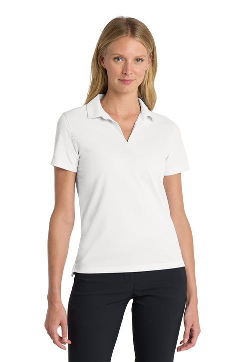 Nike Ladies Dri-FIT Micro Pique 2.0 Polo - White
