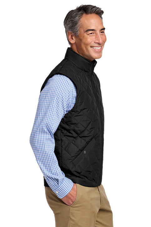 NEW Brooks Brothers® Quilted Vest - Deep Black