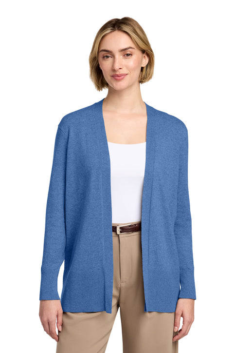 Brooks Brothers® Women’s Cotton Stretch Long Cardigan Sweater - Charter Blue Heather