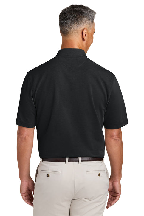 NEW Brooks Brothers® Pinpoint Pique Dress Polo - Deep Black