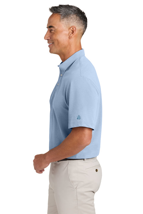 NEW Brooks Brothers® Pinpoint Pique Dress Polo - Newport Blue