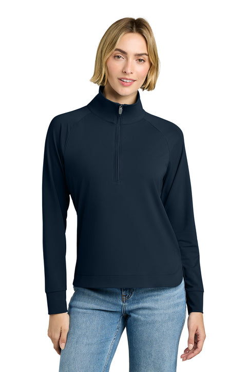 NEW Brooks Brothers® Women’s Luxe Performance 1/4-Zip - Navy Blazer