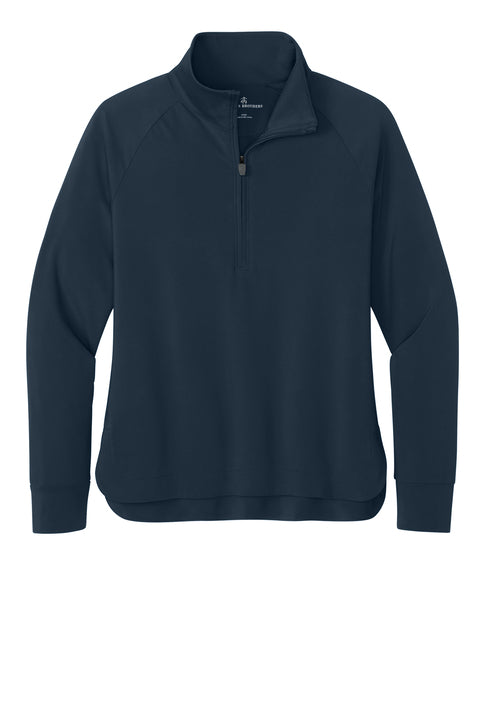 NEW Brooks Brothers® Women’s Luxe Performance 1/4-Zip - Navy Blazer