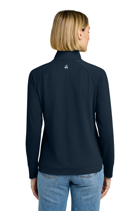 NEW Brooks Brothers® Women’s Luxe Performance 1/4-Zip - Navy Blazer