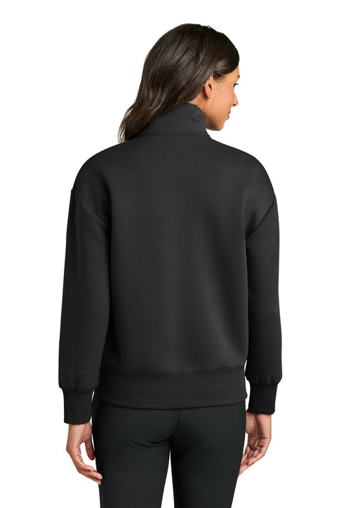 NEW Mercer+Mettle® Women’s Soft Spacer 1/4-Zip - Deep Black