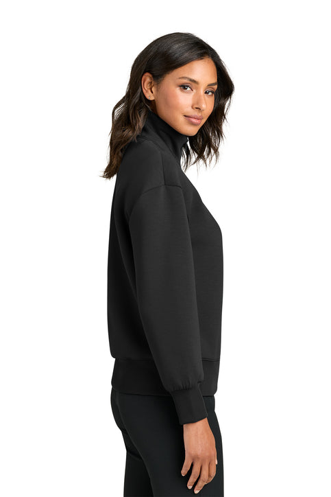 NEW Mercer+Mettle® Women’s Soft Spacer 1/4-Zip - Deep Black