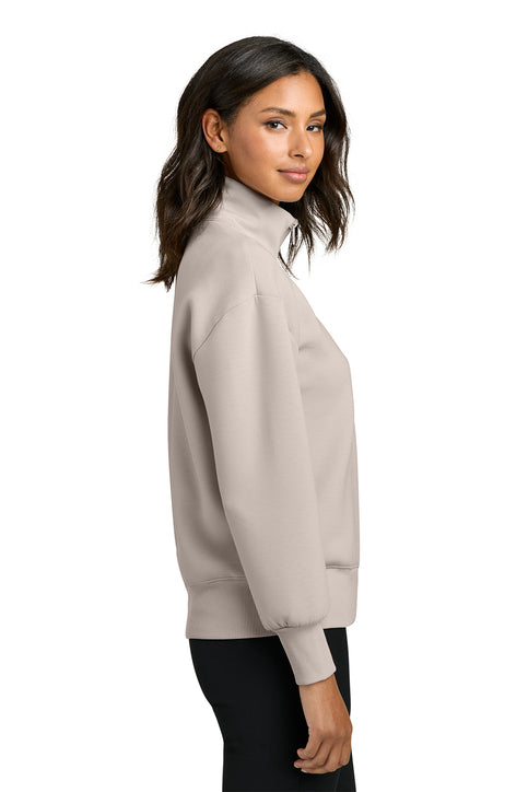 NEW Mercer+Mettle® Women’s Soft Spacer 1/4-Zip - Warm Quartz