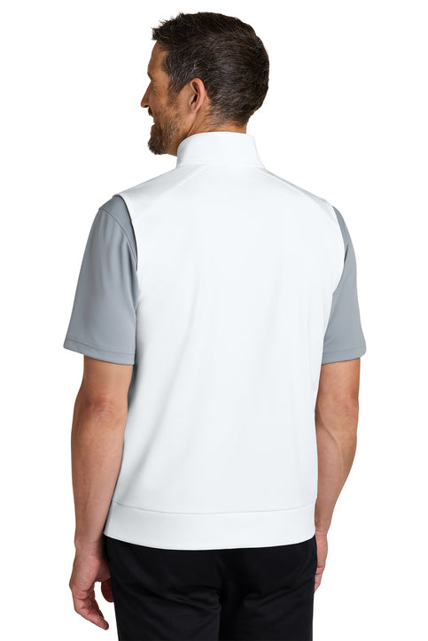 NEW Port Authority® C-FREE® Double Knit 1/4-Zip Vest - White