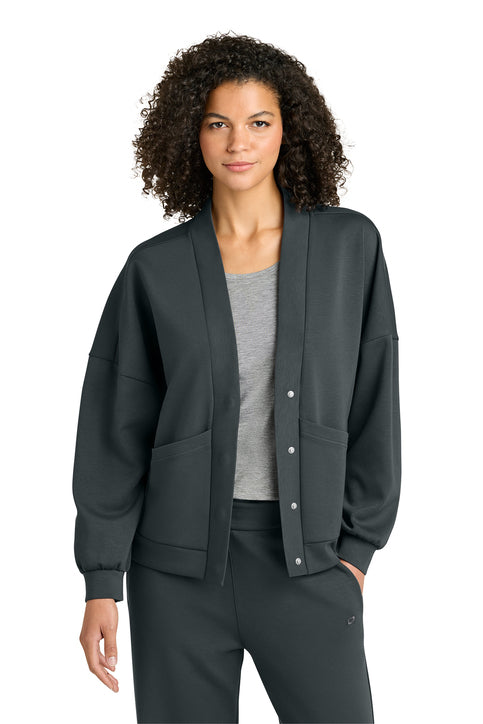 NEW OGIO® Women’s Transcend Cardigan - Tarmac Grey