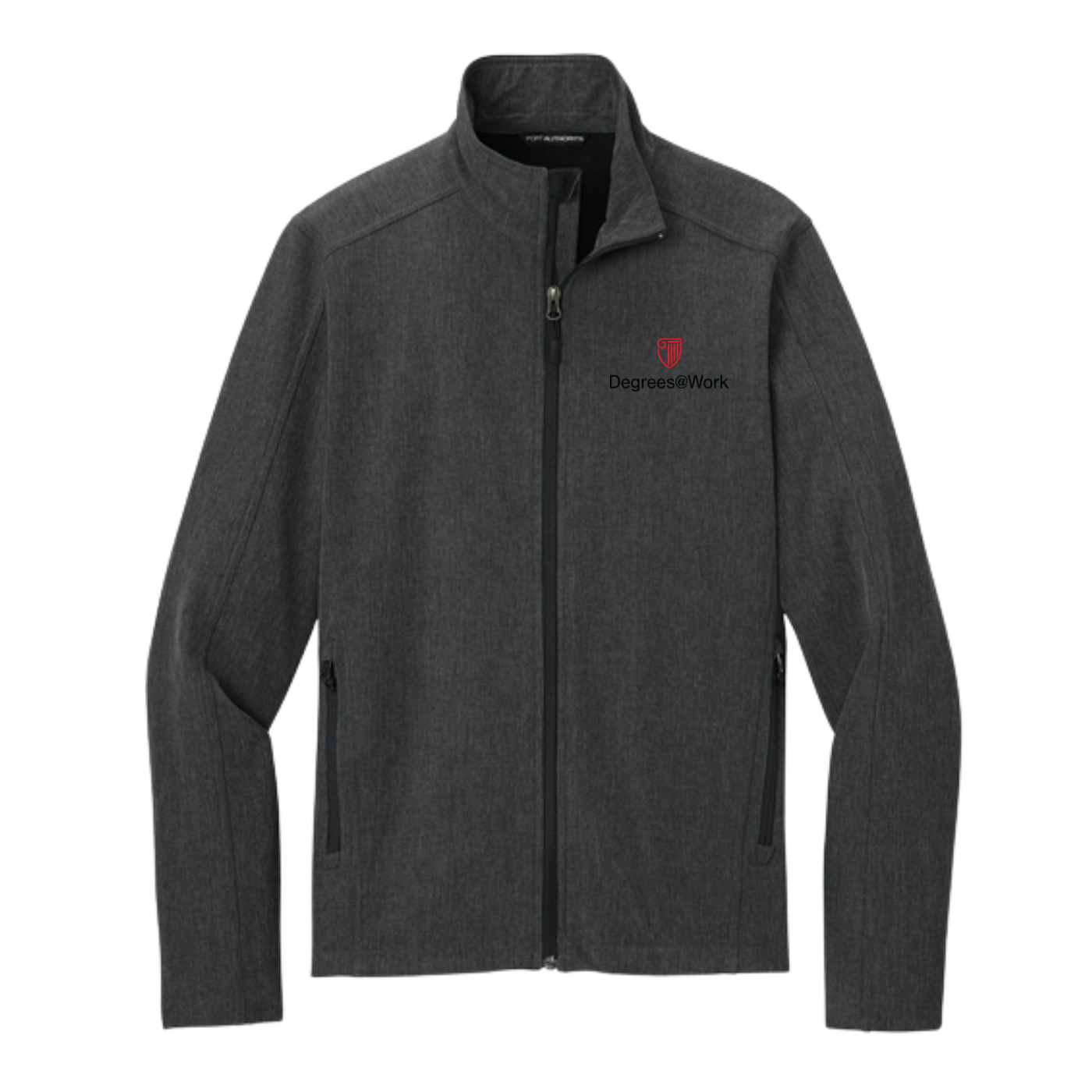 Port Authority® Core Soft Shell Jacket - Black Charcoal Heather