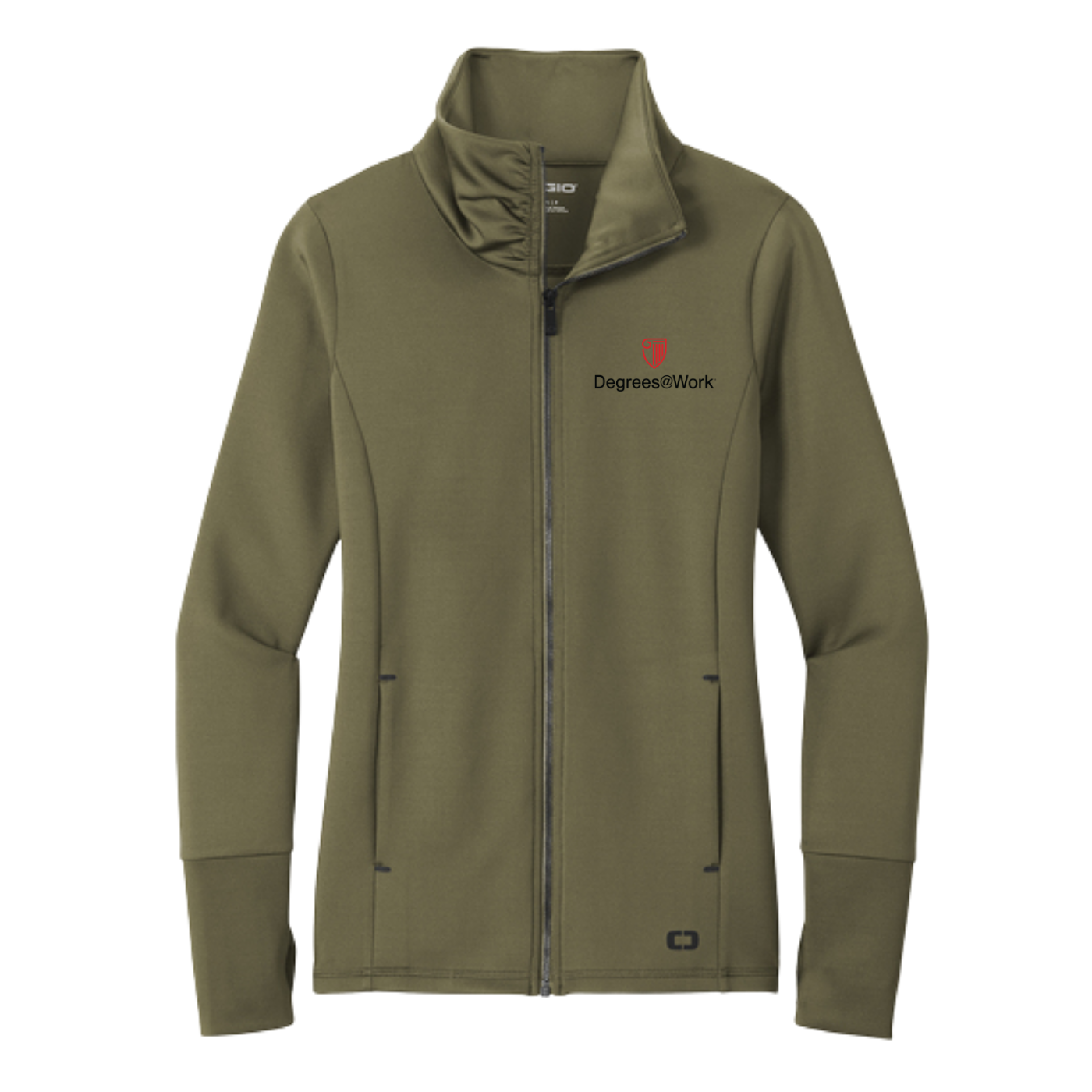 OGIO ® ENDURANCE Ladies Modern Performance Full-Zip - Deep Olive