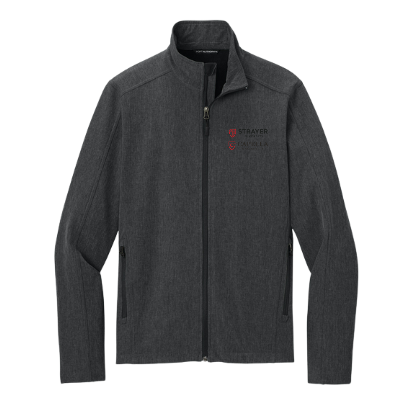 Port Authority® Core Soft Shell Jacket - Black Charcoal Heather