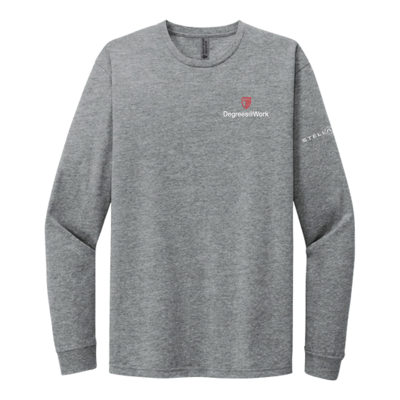 Next Level Apparel® Unisex CVC Long Sleeve Tee - Dark Heather Grey