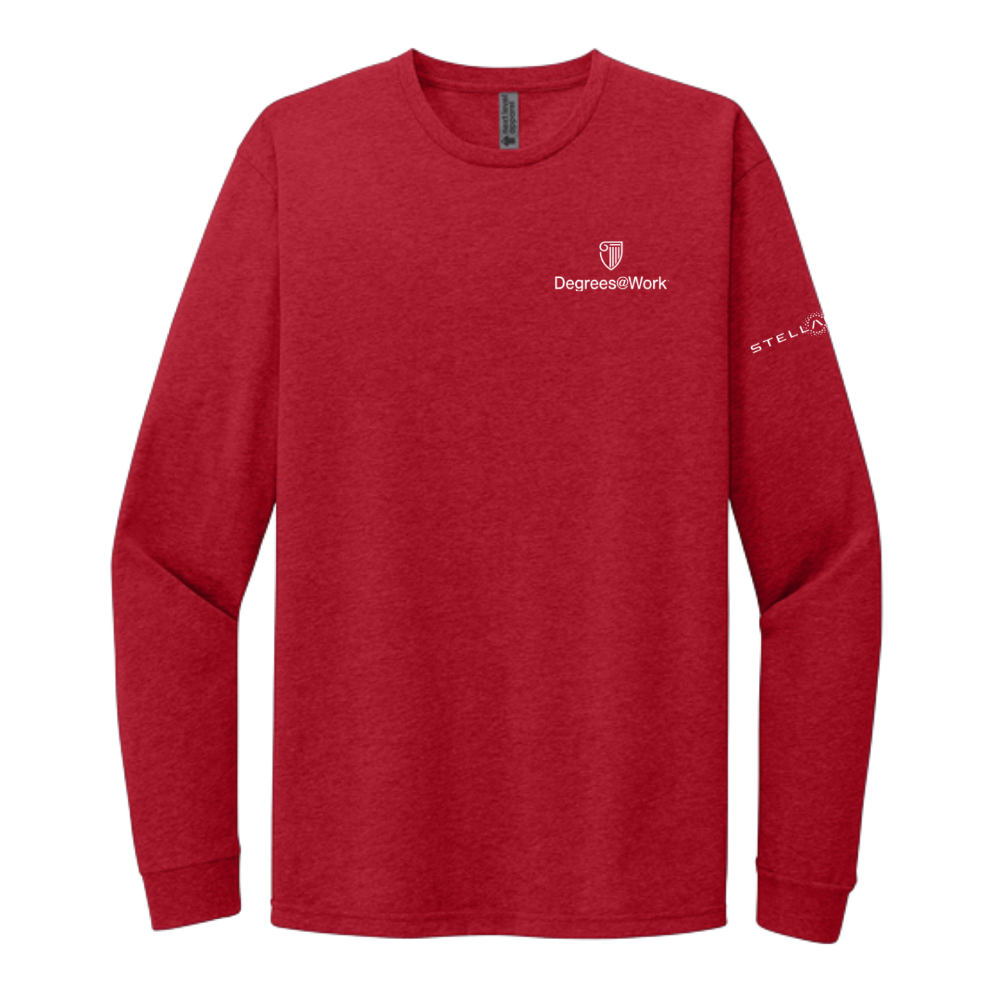 Next Level Apparel® Unisex CVC Long Sleeve Tee - Red