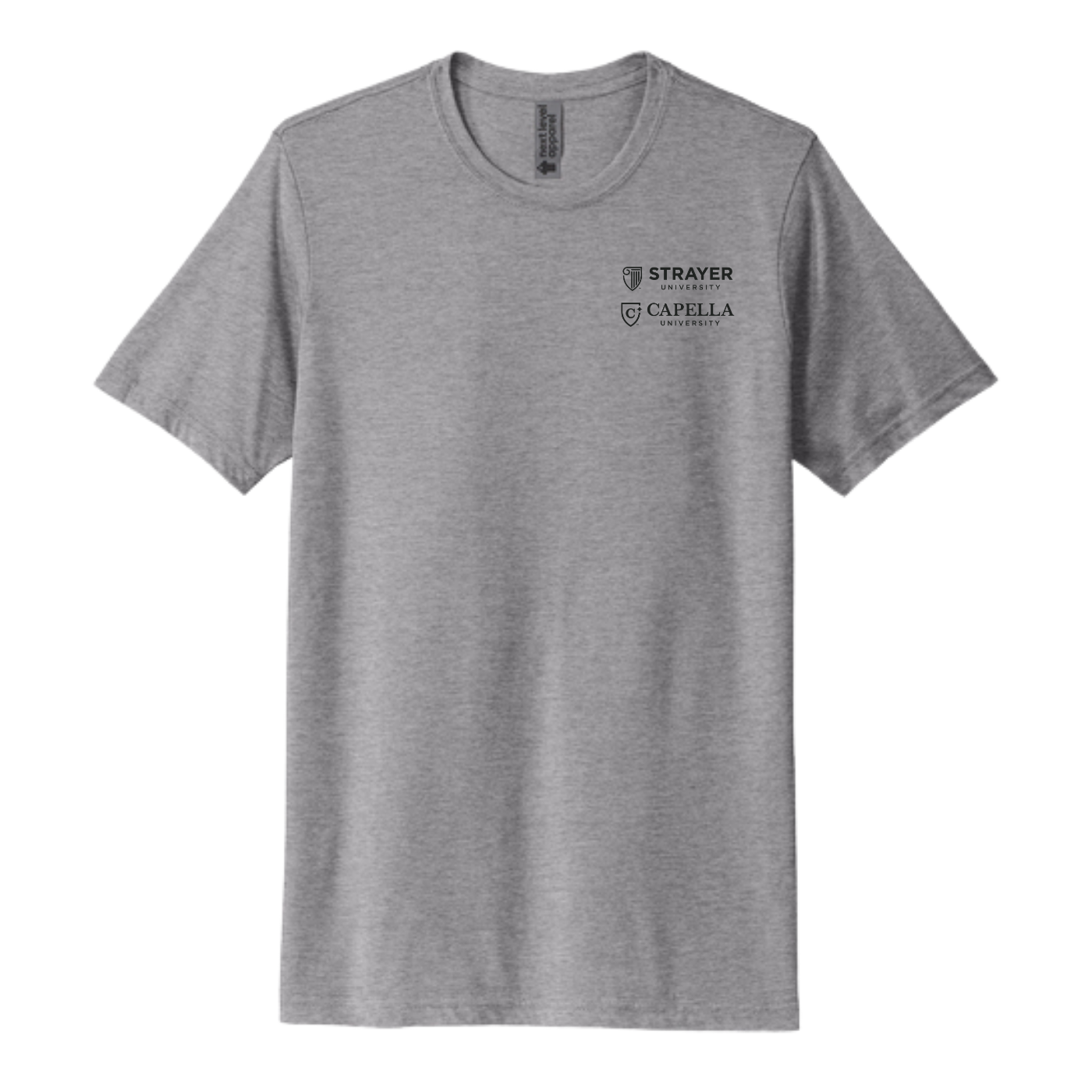 Next Level Apparel® Unisex Poly/Cotton Tee - Heather Gray