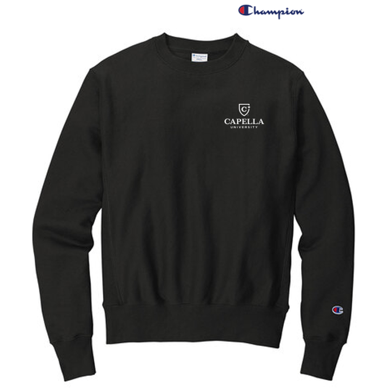 Champion ® Reverse Weave ® Crewneck Sweatshirt - BLACK