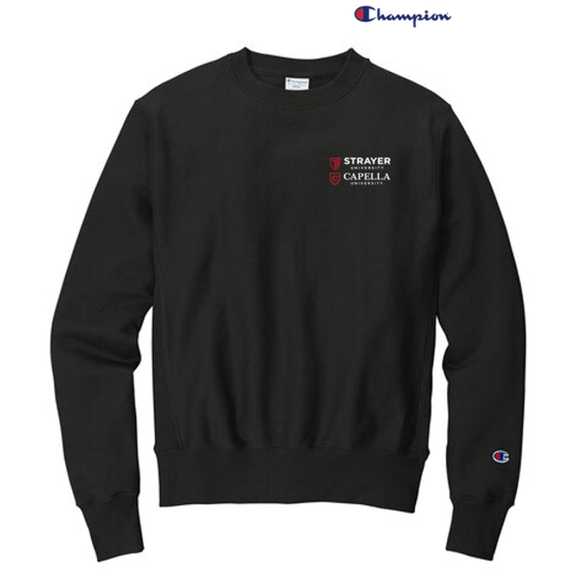 Champion ® Reverse Weave ® Crewneck Sweatshirt - BLACK