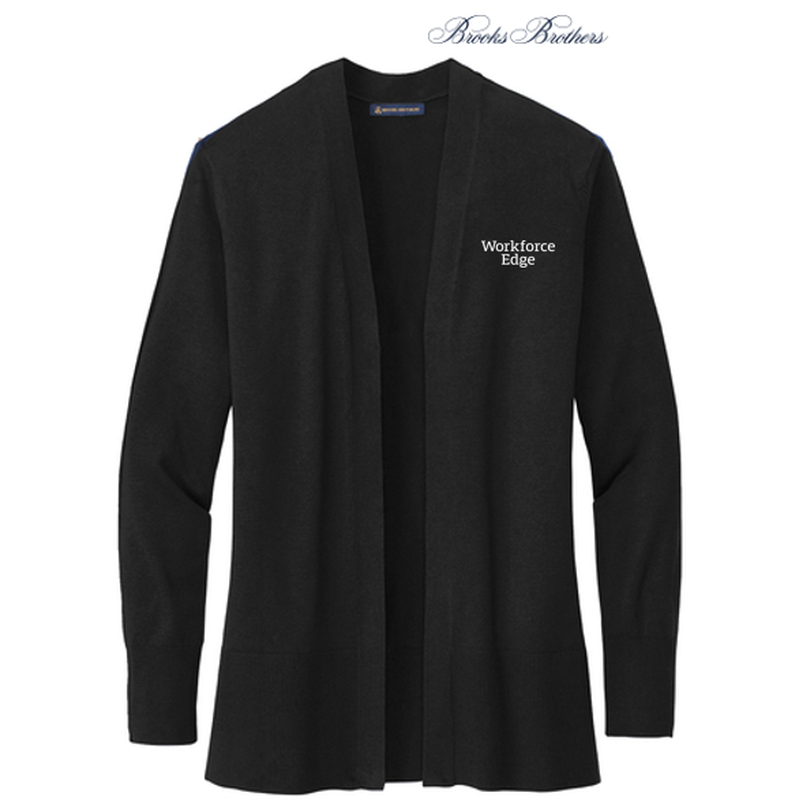 Brooks Brothers® Women’s Cotton Stretch Long Cardigan Sweater - Deep Black