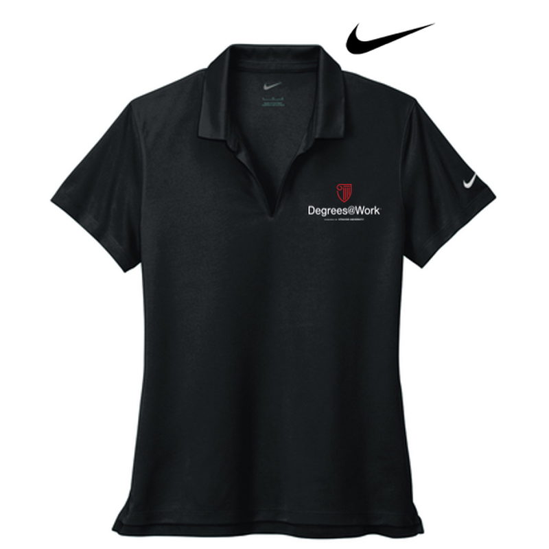 Nike Ladies Dri-FIT Micro Pique 2.0 Polo - Black
