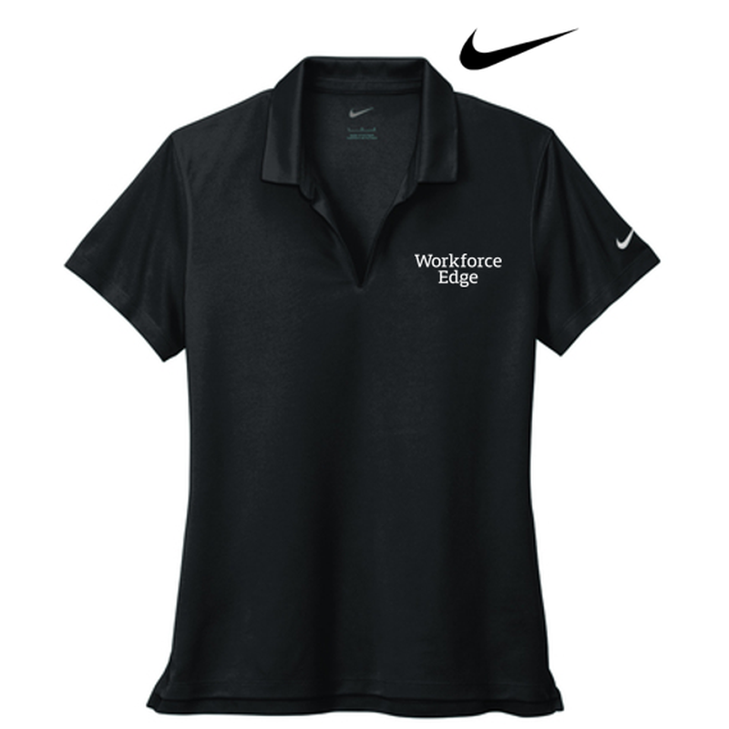 Nike Ladies Dri-FIT Micro Pique 2.0 Polo - Black