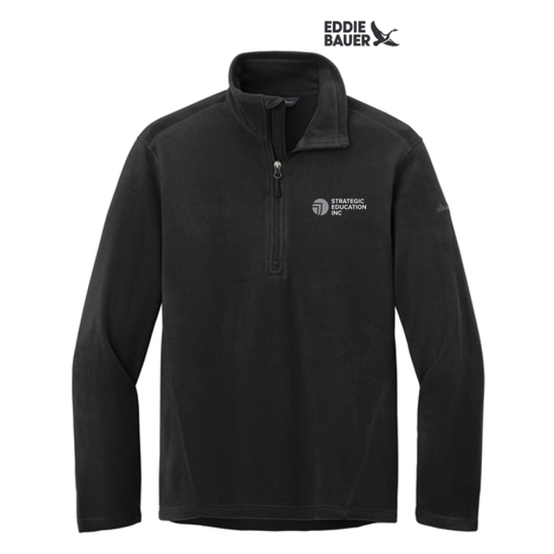 Eddie Bauer®1/2-Zip Microfleece Jacket - Black