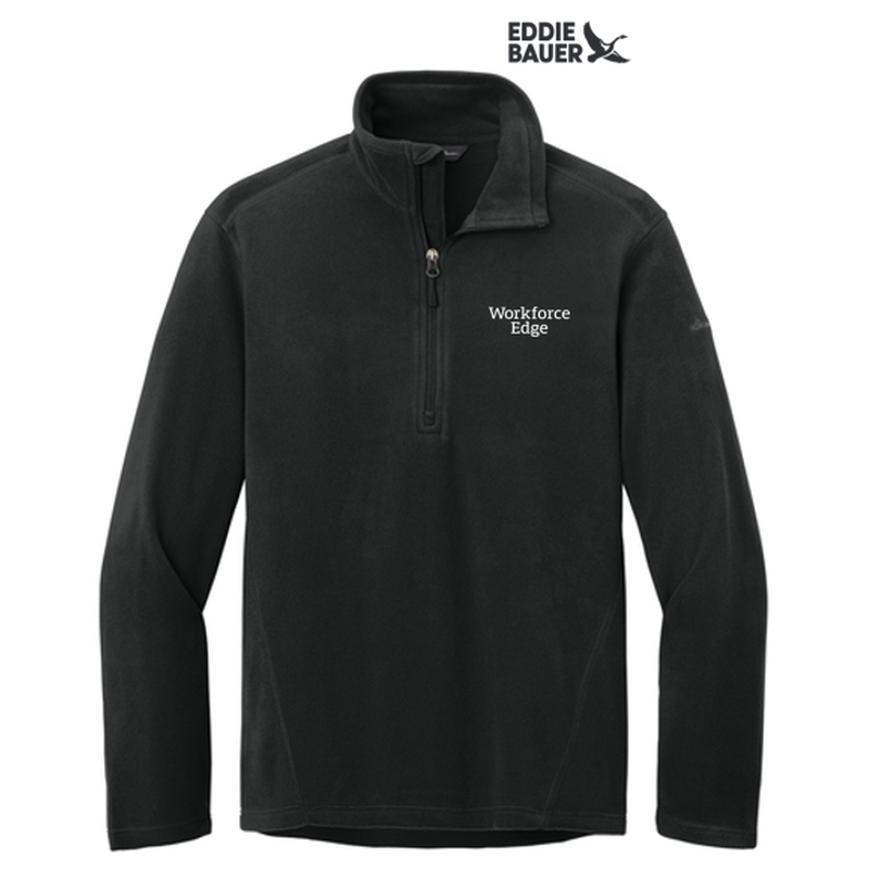 Eddie Bauer®1/2-Zip Microfleece Jacket - Black
