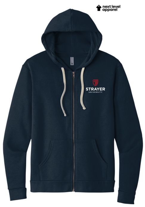 Next Level Apparel® Unisex Santa Cruz Zip Hoodie - Midnight Navy