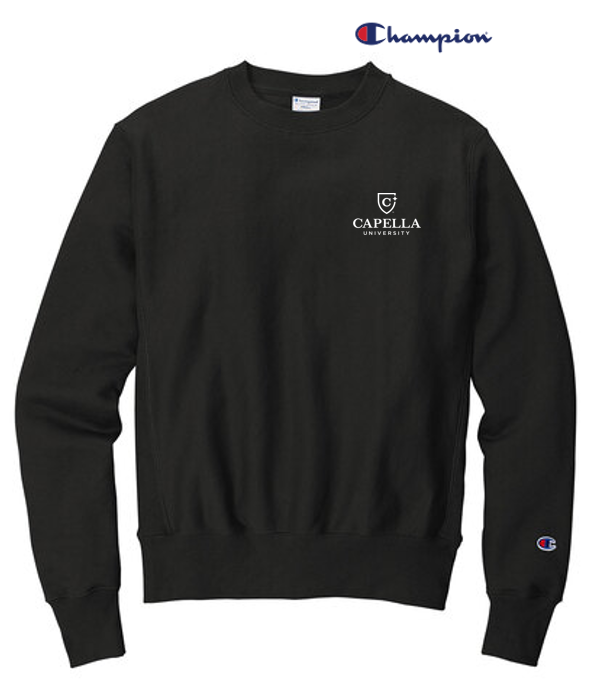 Champion ® Reverse Weave ® Crewneck Sweatshirt - BLACK