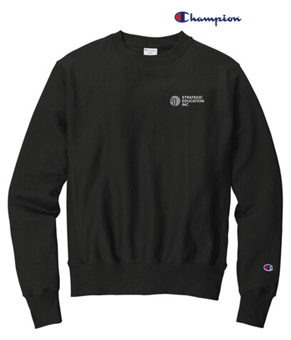 Champion ® Reverse Weave ® Crewneck Sweatshirt - BLACK