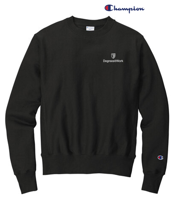 Champion ® Reverse Weave ® Crewneck Sweatshirt - BLACK