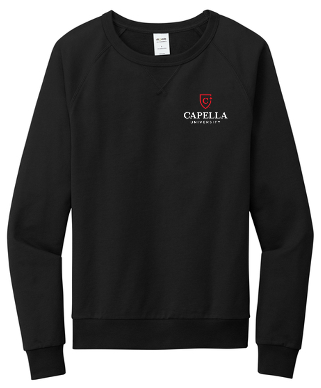 Allmade® Unisex Organic French Terry Crewneck Sweatshirt - BLACK