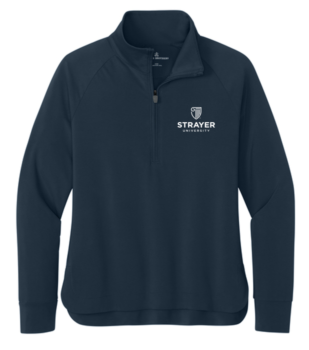 NEW Brooks Brothers® Women’s Luxe Performance 1/4-Zip - Navy Blazer