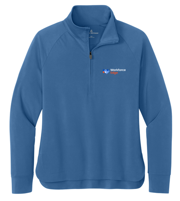 NEW Brooks Brothers® Women’s Luxe Performance 1/4-Zip - Charter Blue
