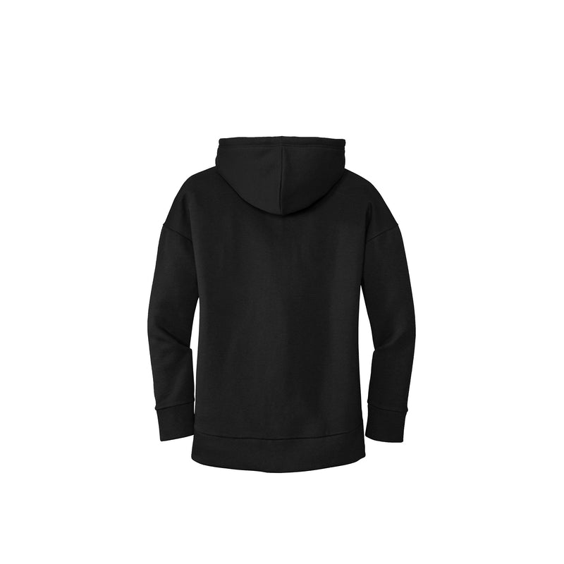 District® Women’s Perfect Weight® Fleece Drop Shoulder Full-Zip Hoodie - Black