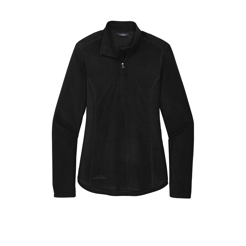 Eddie Bauer® Ladies 1/2-Zip Microfleece Jacket - Black