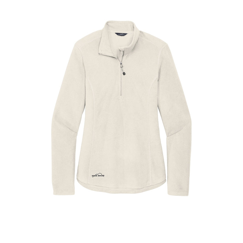 Eddie Bauer® Ladies 1/2-Zip Microfleece Jacket - Ivory